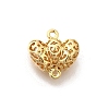 Brass Connector Charms KK-E792-13G-1