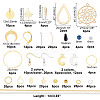 DIY Moon and Star Earring Making Kit DIY-AR0002-58-2
