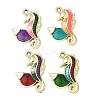 Alloy Enamel Pendants FIND-C087-07G-1