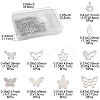 60Pcs 10 Styles 201 & 304 Stainless Steel Charms STAS-FS0001-88-4