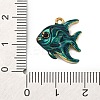 304 Stainless Steel Enamel Pendants STAS-B112-01G-03-3