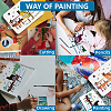 1Pc PET Hollow Out Drawing Painting Stencils DIY-MA0005-76B-7