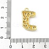 Brass Micro Pave Clear Cubic Zirconia Pendants KK-I476-02G-J-3