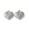 304 Stainless Steel Pendants STAS-I330-022P-1