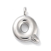 Rack Plating Brass Balloon Letter Pendants LS-KK-C050-01P-Q-1