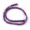 Synthetic Imperial Jasper Beads Strands G-E508-02H-2