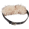 Imitation Leather Rabbit Hair Belt AJEW-WH20019-57B-1