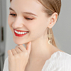 6Pcs Brass Earring Hooks KK-BBC0013-81-6