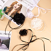 4Pcs 4 Styles Cloth & Polyester Flower Collar Choker Necklaces Set for Women Bride Wedding Party AJEW-TA0001-27-5