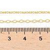 Brass Cable Chains Necklace for Women LS-NJEW-P265-04G-2