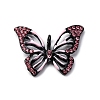 Spray Paint Alloy Rhinestones Pendants LS-ALRI-E130-01EB-01-1