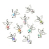 60Pcs 10 Colors Acrylic Pendants PALLOY-CJ00098-9