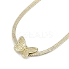 Bowknot Brass Pendant Necklaces NJEW-F325-03G-1