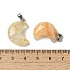 Natural Yellow Hematoid Quartz Pendants G-H035-01P-04-3