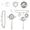 Iron Kilt Pins Brooch Findings DIY-FS0009-47-1