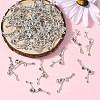 100G Tibetan Style Alloy Connector Charms FIND-YW0008-03-5