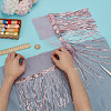 Polyester Tassel Lace Ribbon OCOR-WH0070-175A-4