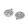 Non-Tarnish 316 Surgical Stainless Steel Charms STAS-C096-11A-P-2