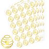 Honeycomb Gold Foil Self-adhesive Stickers DIY-WH20001-13A-1