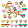 20Pcs 5 Style Zinc Alloy Enamel Pendants ENAM-TA0001-45-1
