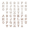 2 Sets 2 Colors Letter A-Z Imitation Pearl Cloth Patches PATC-TA0001-01-1
