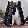 PU Leather Medieval Thigh Armor AJEW-WH20009-33-4
