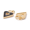Rack Plating Brass Enamel Pendants KK-D073-26G-03-2