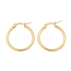 Ion Plating(IP) 304 Stainless Steel Hoop Earrings X-EJEW-N0016-11G-C-4