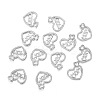Brass Micro Clear Cubic Zirconia Pendants LS-ZIRC-F120-045P-4
