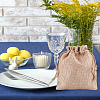 8Pcs Rectangle Burlap Packing Pouches Drawstring Bags ABAG-LP0001-76-3