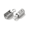 Tarnish Resistant 304 Stainless Steel Folding Crimp Ends STAS-P319-40P-3
