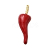 304 Stainless Steel Enamel Pendants STAS-I355-08G-02-1