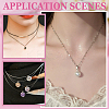 120Pcs Tibetan Style Alloy Glue On Flat Pad Pendant Bails FIND-HY0004-73-5