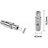 Smooth 304 Stainless Steel Locking Tube Magnetic Clasps STAS-UN0002-31P-3