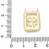 Brass Micro Pave Cubic Zirconia Pendants KK-K417-19C-G-3