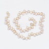 Natural Cultured Freshwater Pearl Beads Strands PEAR-G004-01D-01-X-2