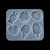Ice Cream/Cake/Donut Pendant DIY Silicone Mold X1-DIY-K073-09C-4