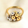 304 Stainless Steel Finger Rings for Women RJEW-V014-09GP-1