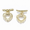 Brass Toggle Clasps LS-KK-T057-056-NF-4