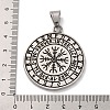 304 Stainless Steel Pendants STAS-U021-01AS-3