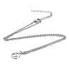 Non-Tarnish 201 Stainless Steel Pendants Necklaces LS-NJEW-S063-TN505-1-2