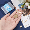 6Pcs 3 Styles Shell Pendants STAS-CA0001-49-3