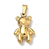 304 Stainless Steel Pendants STAS-F336-10G-01-1