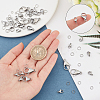 30Pcs 3 Style 304 Stainless Steel Jump Rings and 30Pcs 5 Style 316 Stainless Steel Lobster Claw Clasps STAS-FH0001-37-3