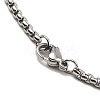 Non-Tarnish 201 Stainless Steel Pendant Necklaces LS-NJEW-M212-01D-P-3