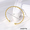 Twisted Brass Cuff Bangles YN8277-5