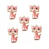 Alloy Enamel Pendants ENAM-M046-10G-M-4
