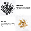 PVD Vacuum Plating 304 Stainless Steel Open Jump Rings STAS-UN0006-02-3