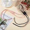WADORN 2Pcs 2 Colors PU Leather Drawstring for Bucket Bag FIND-WR0010-27-4