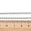 Tarnish Resistant Trendy Unisex 304 Stainless Steel Cable Chain Necklaces NJEW-M047-B-01-3